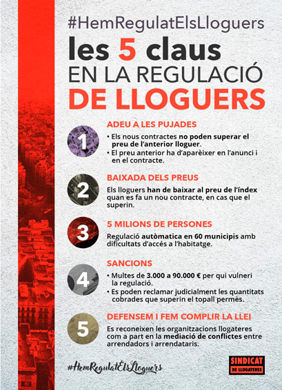 LA REGULACIÓ DELS LLOGUERS, PUNT PER PUNT AAVV COLLBLANC LA-TORRASSA LA REGULACIÓ DELS LLOGUERS, PUNT PER PUNT AAVV COLLBLANC LA-TORRASSA